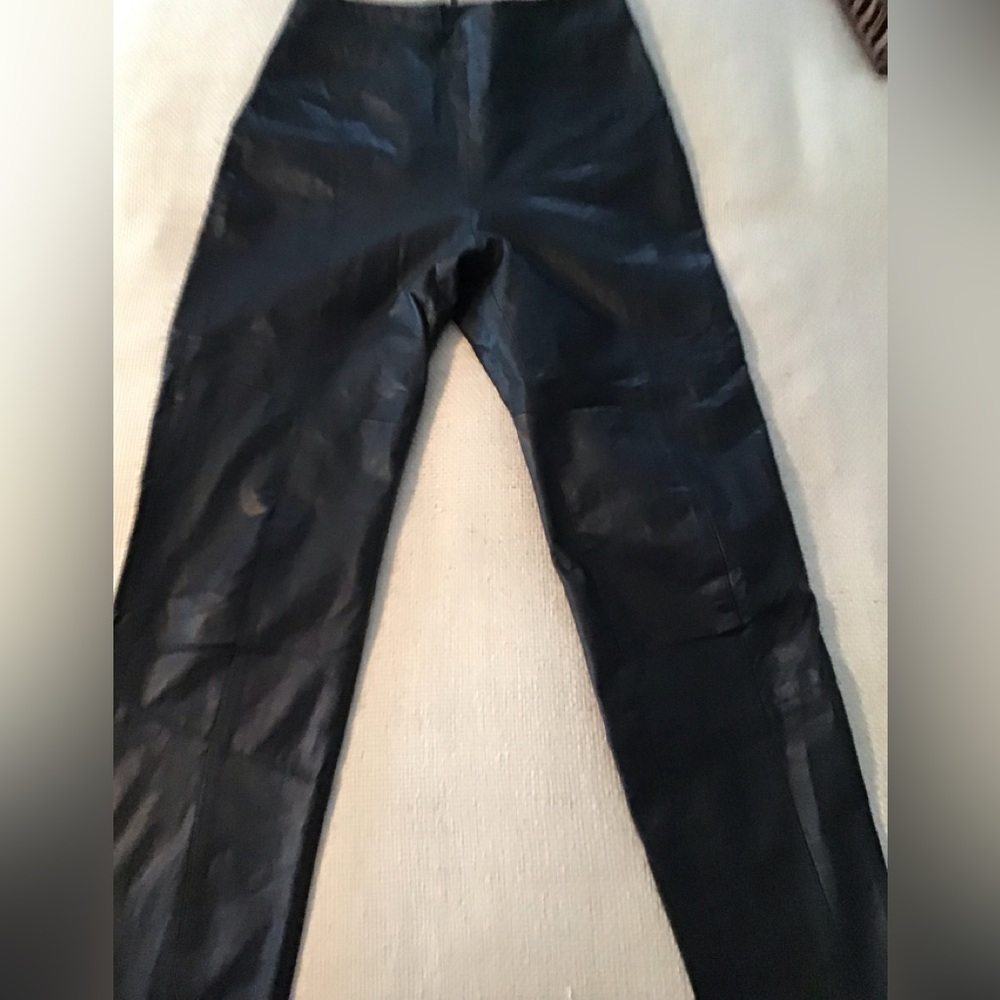 Vintage Byrnes &Baker leather pants size 8